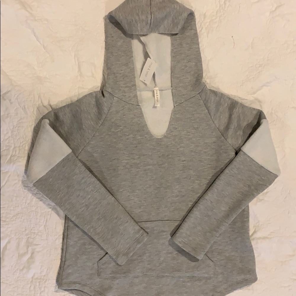 NWT Grey Hoodie! Super fuzzy!